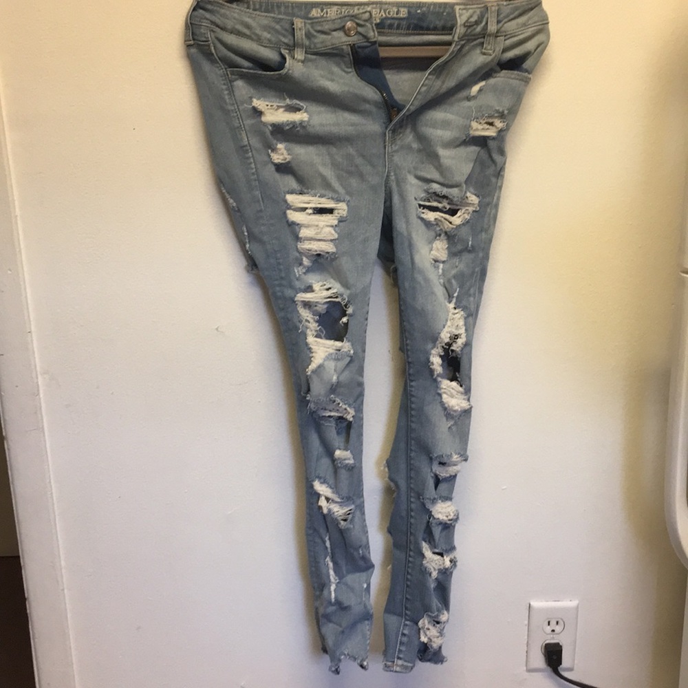 AEO ripped jeans